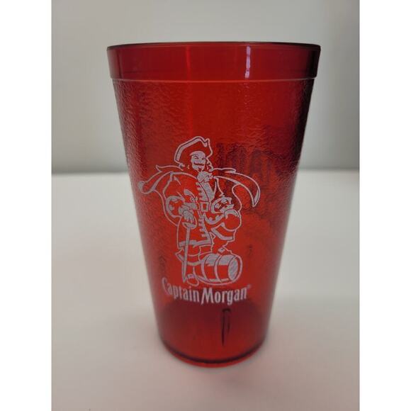 Captain Morgan & Cola Red Plastic 10 oz Tumbler Set of 8 Mixing Instructions - Picture 4 of 8